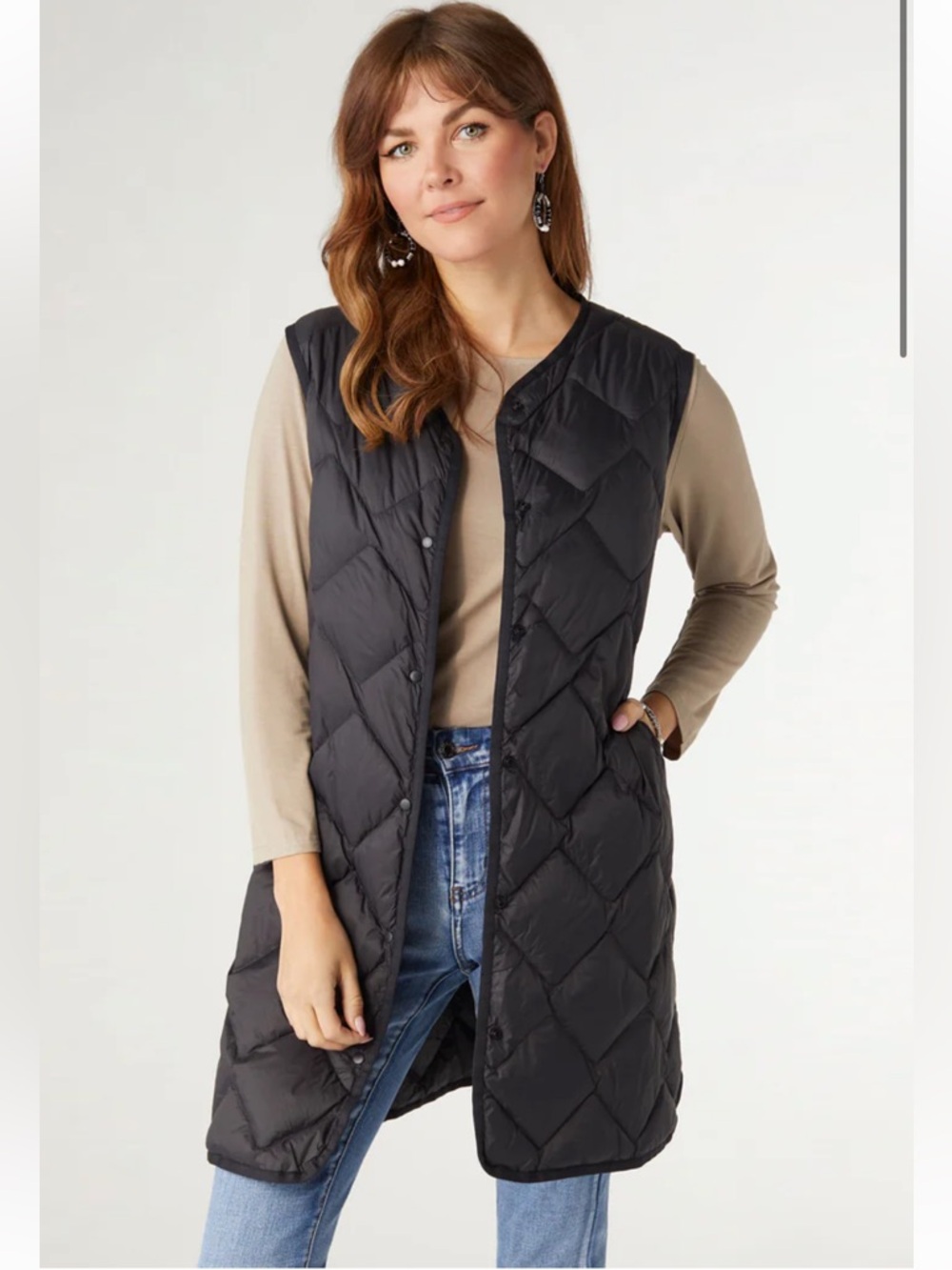 Coco + Carmen Wander Packable Lightweight Down Vest - XS